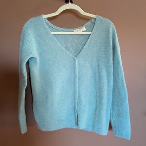 Sezane Gaspard Cardigan Sea Green - Size XXS